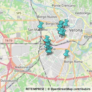 Mappa Via Albere, 37137 Verona VR, Italia (1.32615)