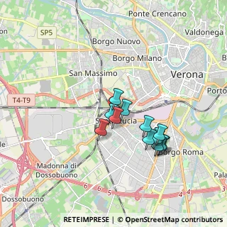 Mappa Via Albere, 37137 Verona VR, Italia (1.4275)