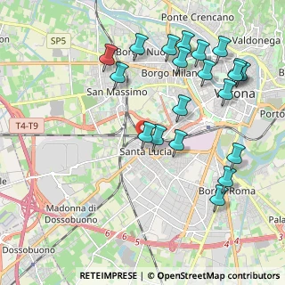 Mappa Via Albere, 37137 Verona VR, Italia (2.3205)