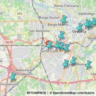 Mappa Via Albere, 37137 Verona VR, Italia (2.56429)