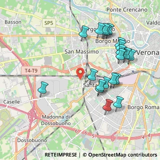 Mappa Via Fenilon, 37137 Verona VR, Italia (2.099)