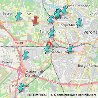 Mappa Via Fenilon, 37137 Verona VR, Italia (2.53538)