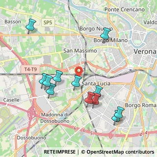 Mappa Via Fenilon, 37137 Verona VR, Italia (2.12667)