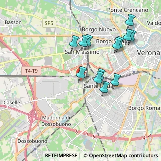 Mappa Via Fenilon, 37137 Verona VR, Italia (1.89615)