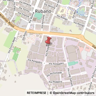 Mappa Via Pitagora, 8, 35030 Rubano, Padova (Veneto)
