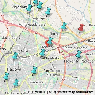 Mappa Via Giuseppe Perotti, 35129 Padova PD, Italia (2.98615)