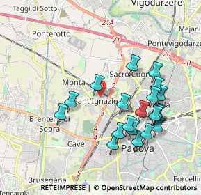 Mappa Via Pigafetta, 35136 Padova PD, Italia (1.9255)