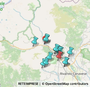 Mappa Piazza S. Anna, 10085 Pont Canavese TO, Italia (6.30214)