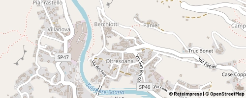 Mappa Pont-Canavese