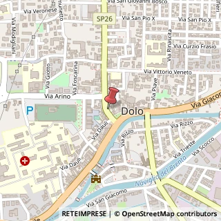Mappa Via Benedetto Cairoli, 12, 30031 Dolo, Venezia (Veneto)