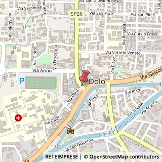 Mappa Via Giuseppe Mazzini, 16, 30031 Dolo, Venezia (Veneto)