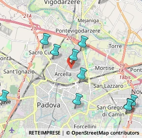 Mappa Via Giovanni Battista Dalla Libera, 35132 Padova PD, Italia (2.47455)