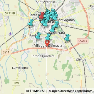 Mappa Via Adriatico, 28100 Novara NO, Italia (2.059)
