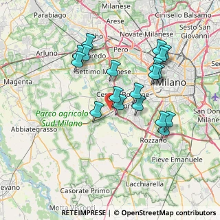 Mappa SP ex Strada Statale 494 Vigevanese, 20090 Trezzano sul Naviglio MI, Italia (6.96211)
