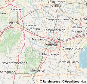 Mappa 35030 Rubano PD, Italia (15.63833)