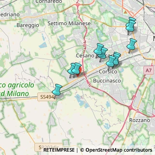 Mappa Viale Cristoforo Colombo 13 angolo Via Claudio Monteverdi, 20090 Trezzano sul Naviglio MI, Italia (3.93364)