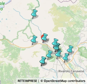 Mappa Via del Fort, 10085 Pont Canavese TO, Italia (6.77167)