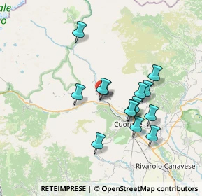 Mappa Via del Fort, 10085 Pont Canavese TO, Italia (6.19286)