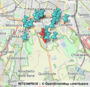 Mappa Via Fra Riccardo Pampuri, 20141 Milano MI, Italia (1.7335)