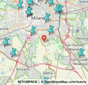 Mappa Via Fra Riccardo Pampuri, 20141 Milano MI, Italia (6.039)