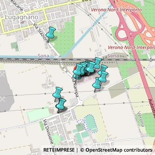 Mappa Via Lugagnano, 37066 Caselle VR, Italia (0.22857)