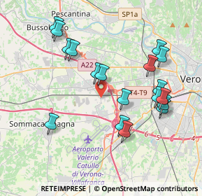 Mappa Via Lugagnano, 37066 Caselle VR, Italia (3.96722)