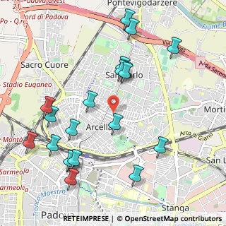 Mappa Via Annibale Padovano, 35133 Padova PD, Italia (1.163)