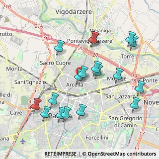 Mappa Via Annibale Padovano, 35133 Padova PD, Italia (2.10444)