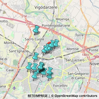 Mappa Via Annibale Padovano, 35133 Padova PD, Italia (1.8325)