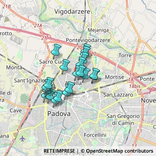 Mappa Via Annibale Padovano, 35133 Padova PD, Italia (1.2645)