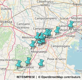Mappa Via Annibale Padovano, 35133 Padova PD, Italia (11.65833)