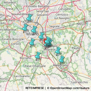 Mappa Via Rogoredo, 20097 San Donato Milanese MI, Italia (5.04167)