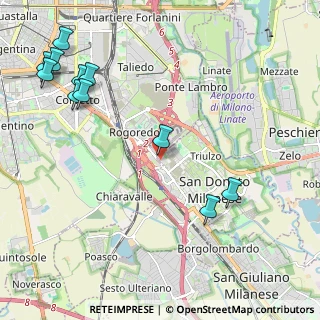 Mappa Via Rogoredo, 20097 San Donato Milanese MI, Italia (2.75364)