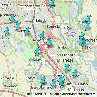 Mappa Via Rogoredo, 20097 San Donato Milanese MI, Italia (2.9525)