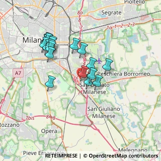 Mappa Via Rogoredo, 20097 San Donato Milanese MI, Italia (3.439)