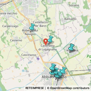 Mappa Via Roma, 20081 Cassinetta di Lugagnano MI, Italia (2.65167)