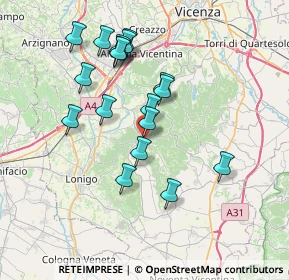 Mappa Via Casalin, 36040 Grancona VI, Italia (6.85944)