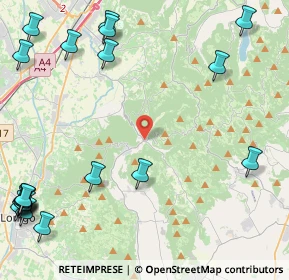 Mappa Via Casalin, 36040 Grancona VI, Italia (6.695)