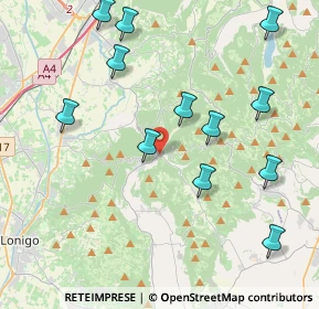 Mappa Via Casalin, 36040 Grancona VI, Italia (4.55)
