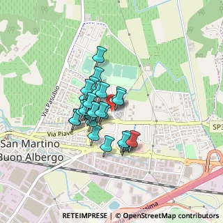 Mappa Via Pietro Piazzola, 37036 San Martino Buon Albergo VR, Italia (0.28462)