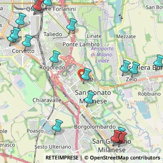 Mappa V.le Alcide de Gasperi, 20097 San Donato Milanese MI, Italia (3.26105)