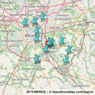Mappa V.le Alcide de Gasperi, 20097 San Donato Milanese MI, Italia (5.77286)