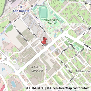 Mappa Via Enrico Fermi, 1, 20097 San Donato Milanese, Milano (Lombardia)