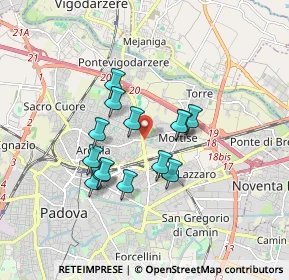 Mappa Via Plebiscito, 35129 Padova PD, Italia (1.37357)