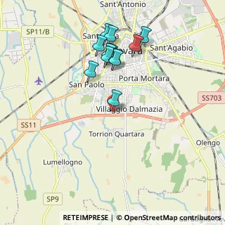 Mappa Via dell'Artigianato, 28100 Novara NO, Italia (1.84)