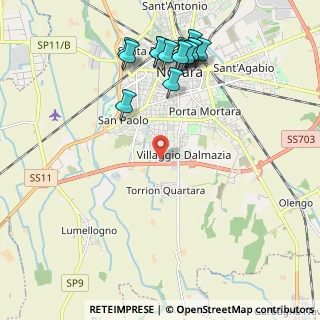 Mappa Corte dei Calderai, 28100 Novara NO, Italia (2.37733)