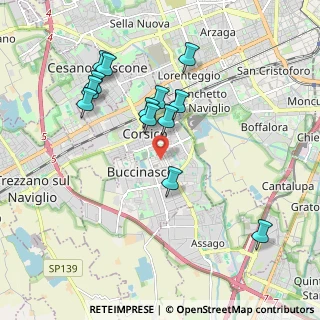 Mappa Via Bruno Buozzi, 20090 Buccinasco MI, Italia (1.84923)
