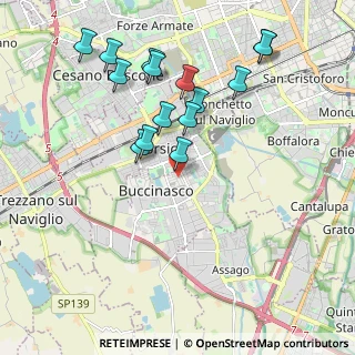 Mappa Via Bruno Buozzi, 20090 Buccinasco MI, Italia (2.02667)