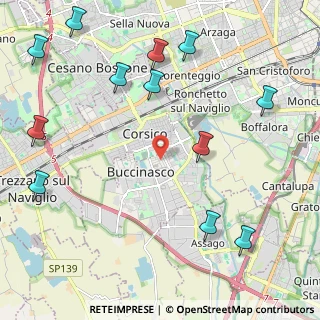 Mappa Via Bruno Buozzi, 20090 Buccinasco MI, Italia (2.83)