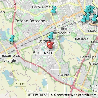 Mappa Via Bruno Buozzi, 20090 Buccinasco MI, Italia (3.45417)